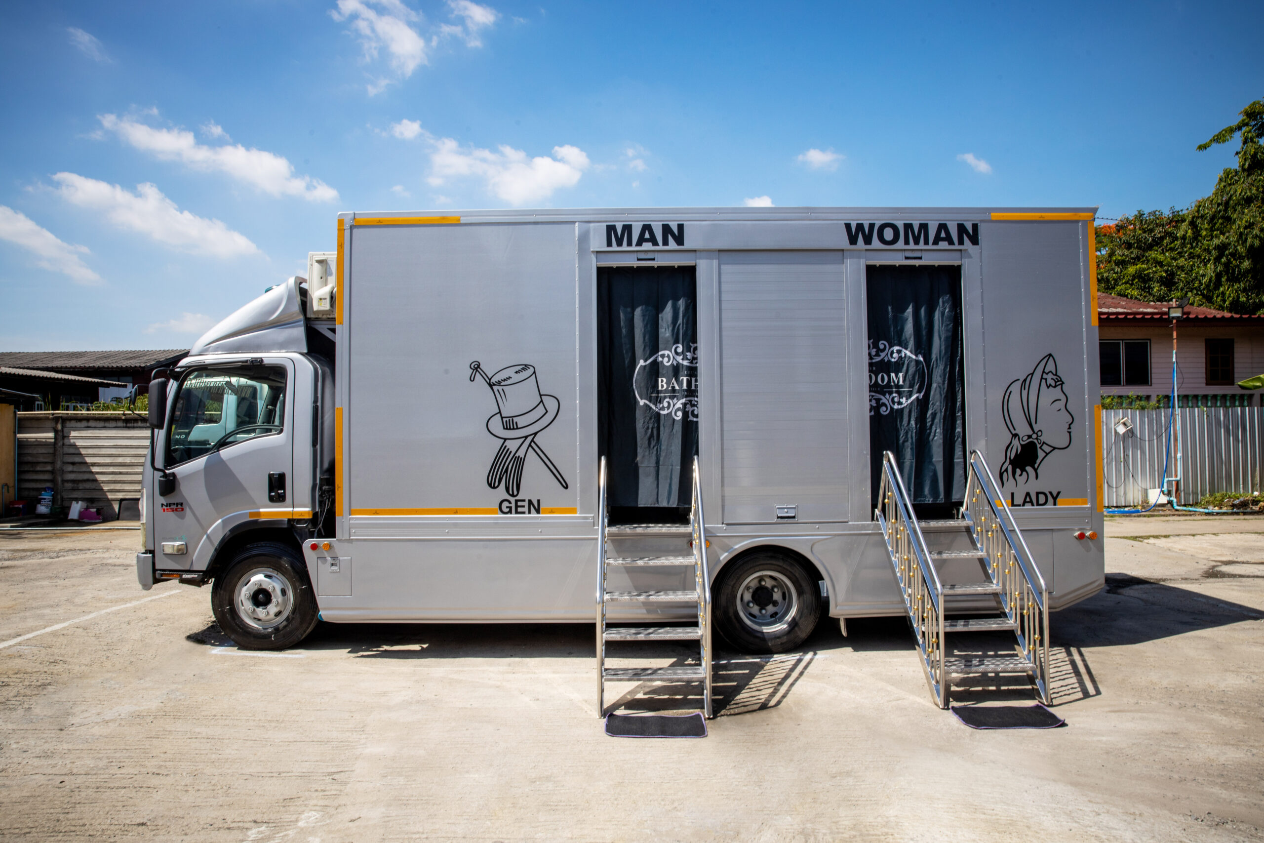 รถสุขาเคลื่อนที่ให้เช่า 84